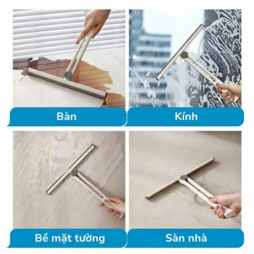 Alternative view of Cây Gạt Kính Cầm Tay Gấp Gọn Homepower HP-01, Đầu Xoay 180°, Gạt Nước Bàn Bếp, Phòng Tắm