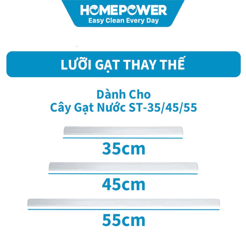 Set 4 Lưỡi Gạt Silicon Thay Thế Cho Cây Gạt Nước Homepower