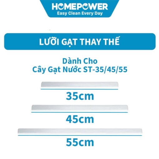Set 4 Lưỡi Gạt Silicon Thay Thế Cho Cây Gạt Nước Homepower