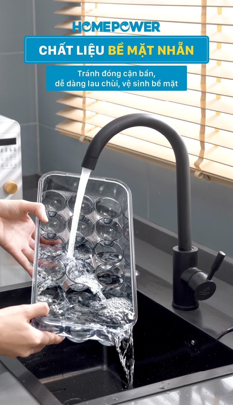 Hộp đựng trứng, bảo quản trứng tủ lạnh Homepower - Có vòng ghi chú thời gian bảo quản tiện lợi - ảnh mô tả 10